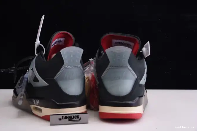 CV9388-001 x Jordan Bred Off White Air 4 Retro 0624